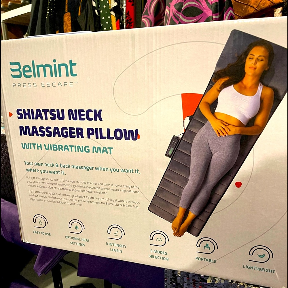 Shiatsu Neck Massager Pillow Full Body